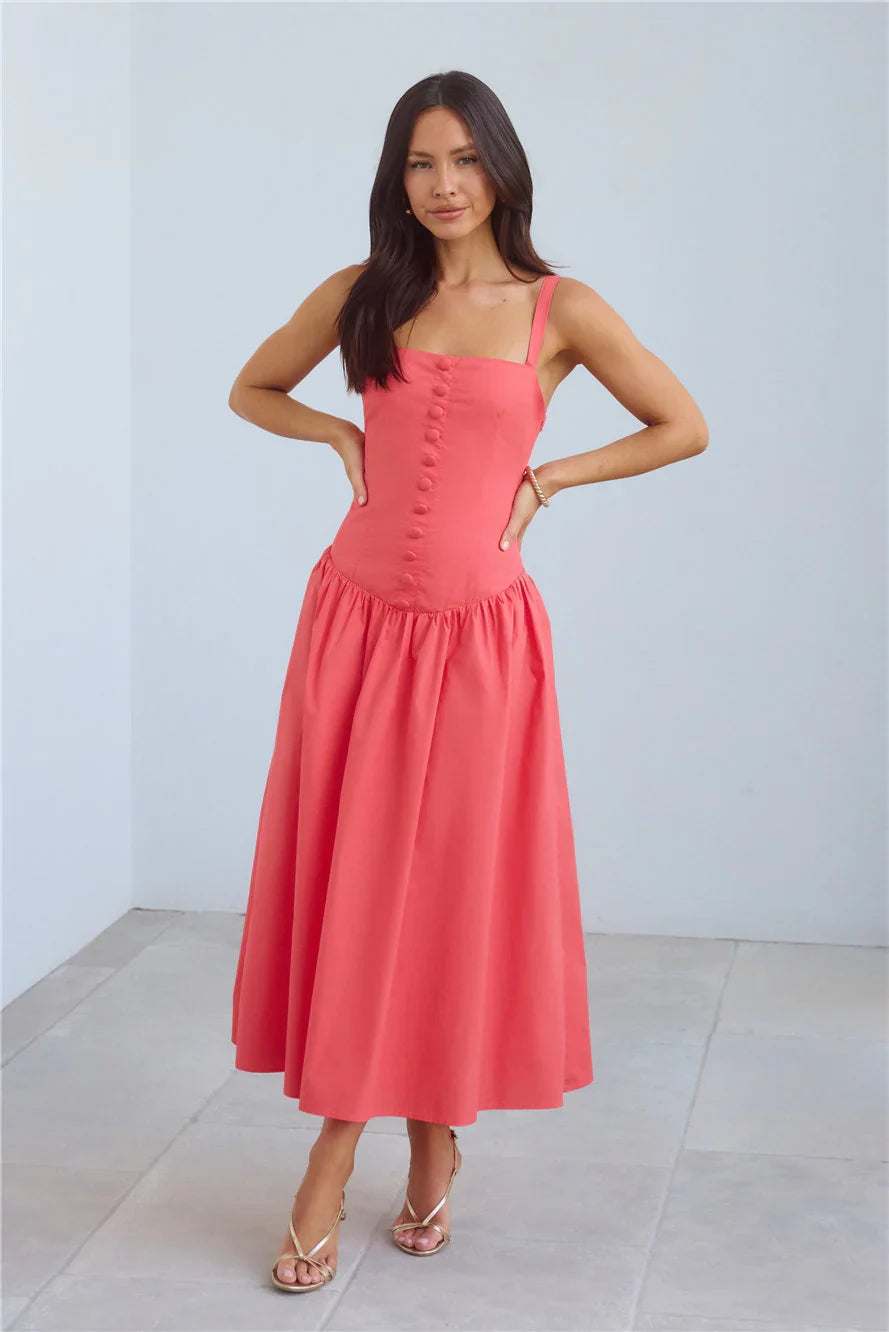 Sunset Seduction Maxi Dress Watermelon